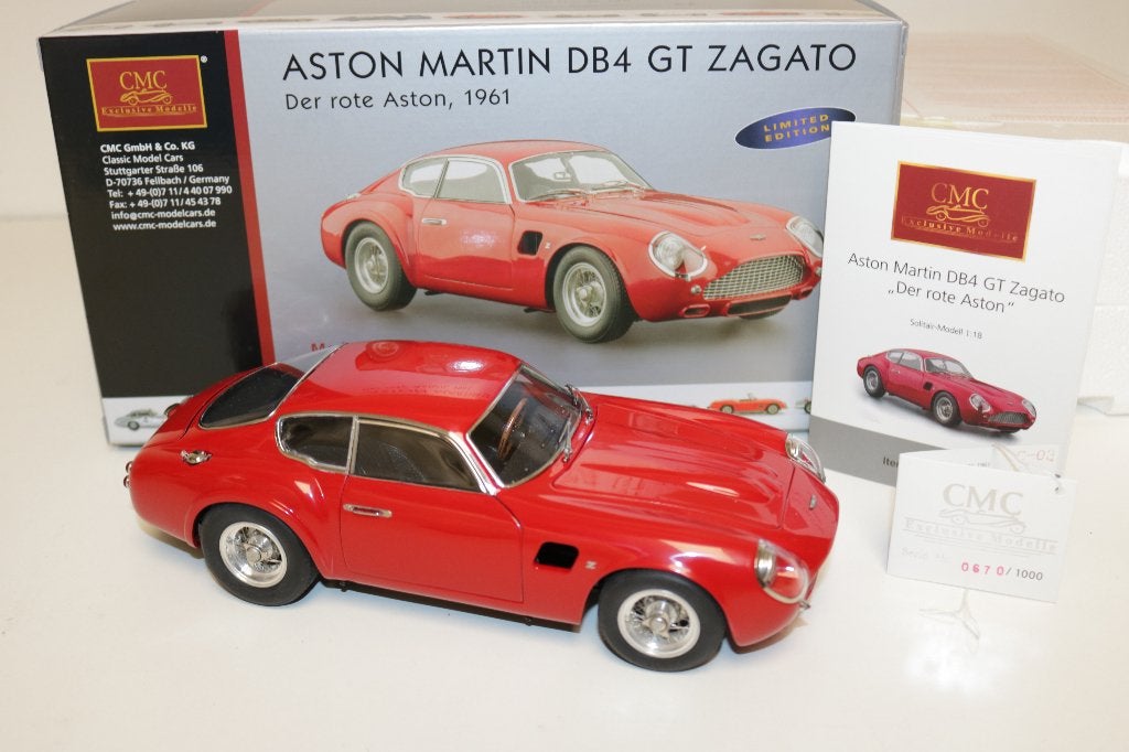 1:18 CMC M-146 Aston Martin DB4 GT Zagato NIEUW €250, Ophalen of Verzenden, Nieuw, Auto, Overige merken