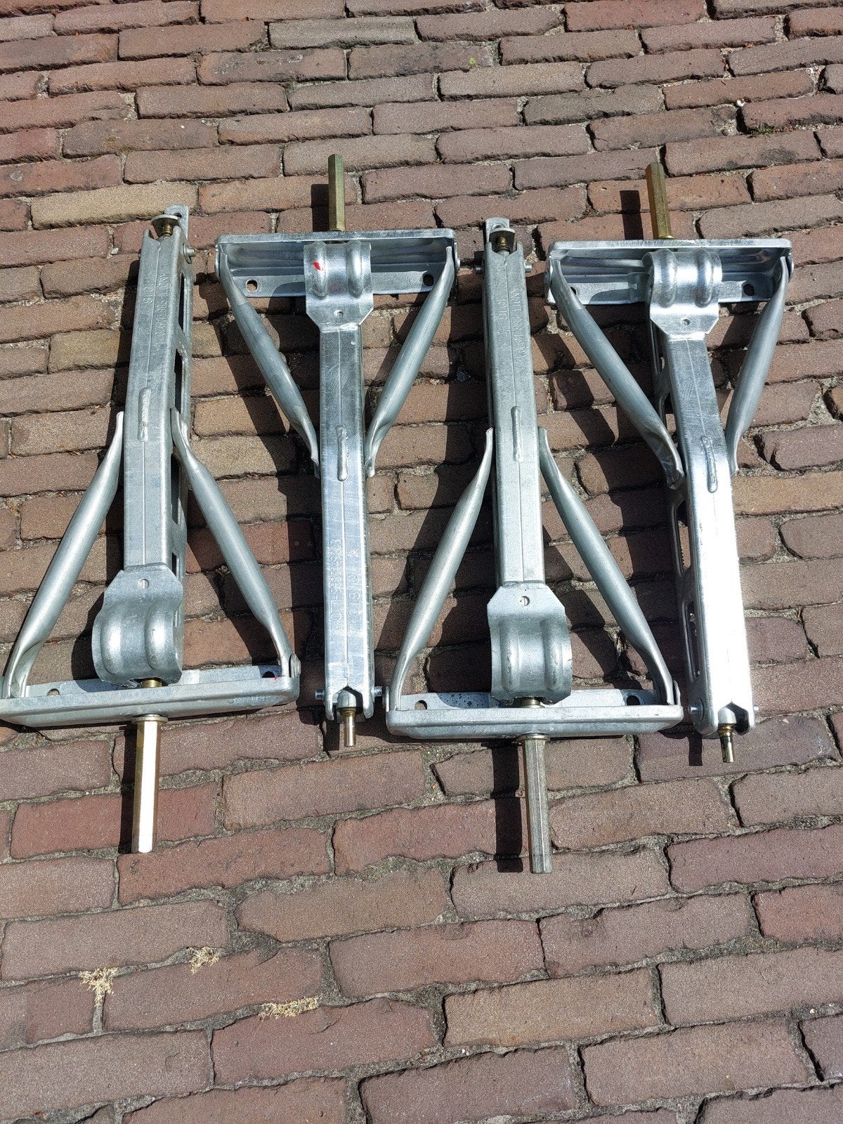 Zware caravan steunen voor Hobby 540UL (set van 4), Caravans en Kamperen, Ophalen, Zo goed als nieuw