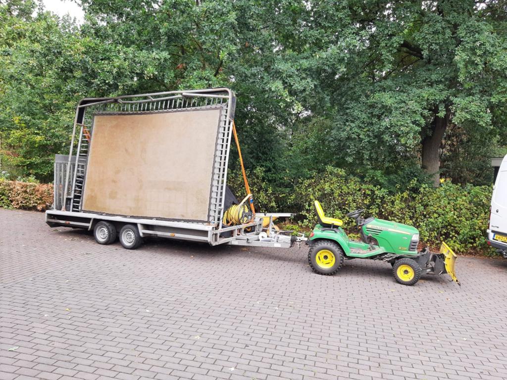 Trampoline om in te graven, Kinderen en Baby's, Speelgoed | Buiten | Trampolines, Ophalen of Verzenden, Gebruikt