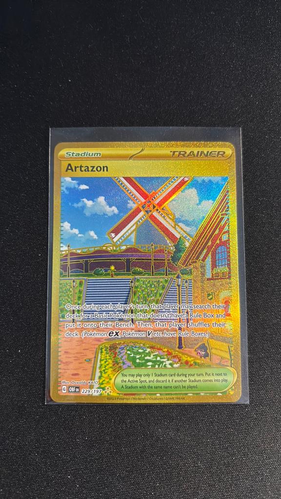 Artazon 229/197 | NM | Obsidian Flames, Ophalen of Verzenden, Zo goed als nieuw, Losse kaart, Foil