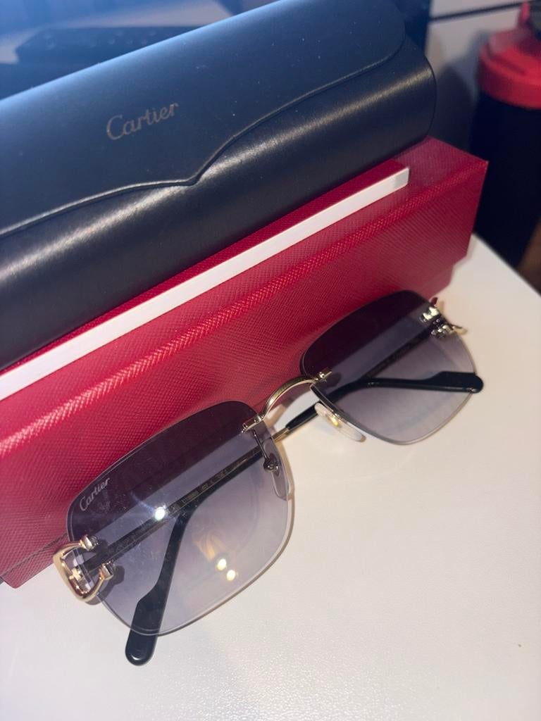 Cartier bril orgineel Piccadilly CT0330S 007, Ophalen of Verzenden, Zo goed als nieuw, Bril, Overige merken