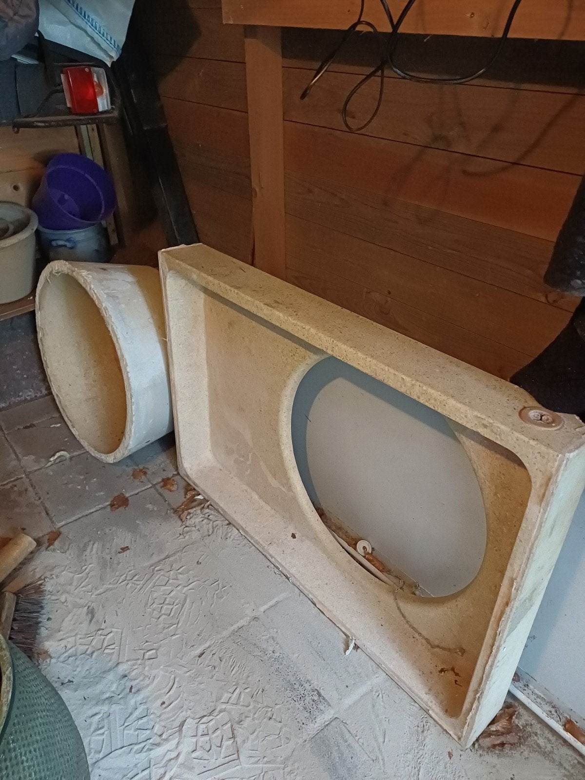 vintage wasbak lavet jaaren 60, Antiek en Kunst, Ophalen