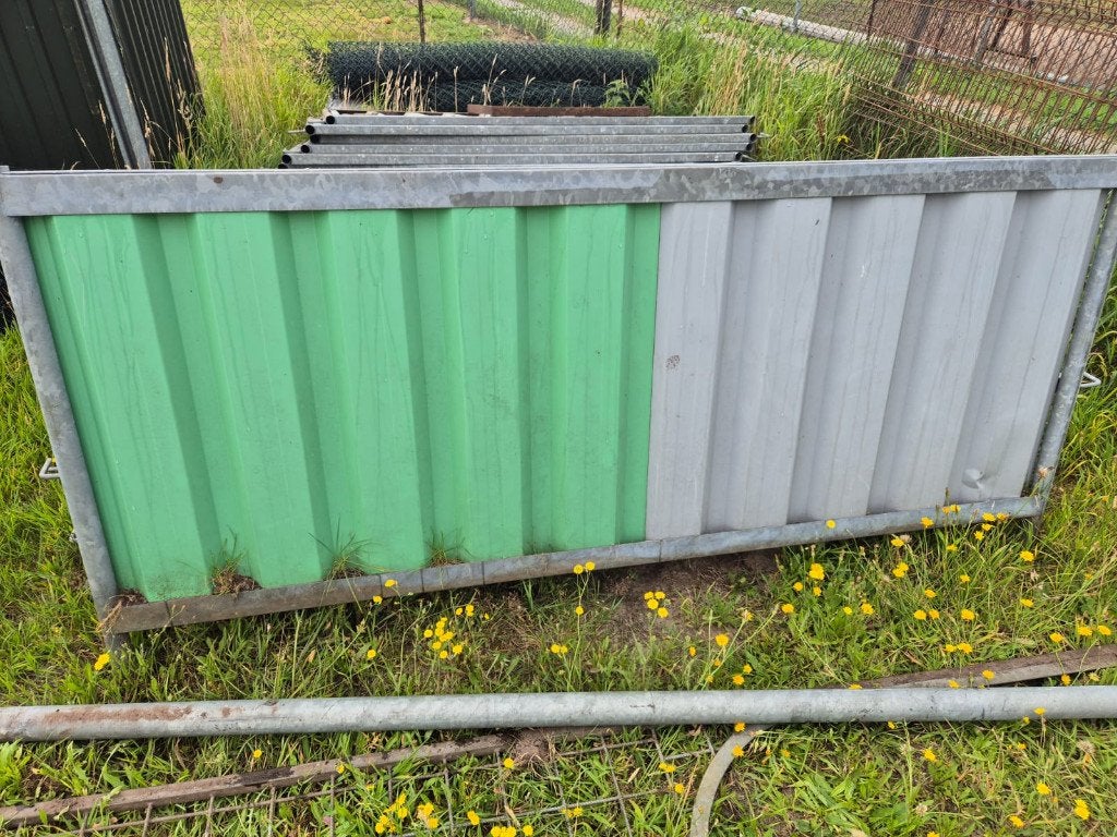 schermafzeting heras hekwerk, Ophalen of Verzenden, Gebruikt, IJzer, Overige typen