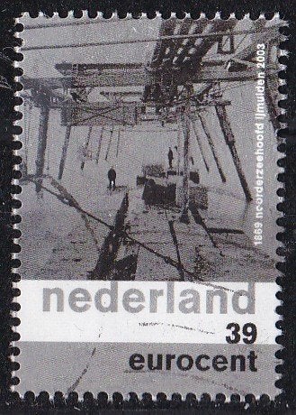 Nederland en het water - IJmuiden - gebruikt – NVPH 2152, Verzenden, Na 1940, Gestempeld
