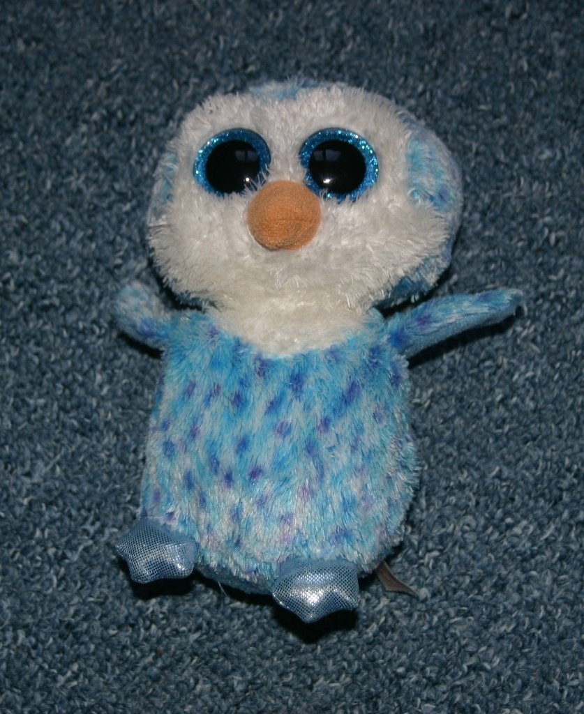 Leuke blauwe uil knuffel nieuw, Ophalen of Verzenden, Nieuw, Overige typen