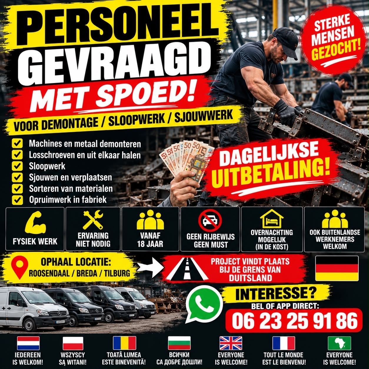 Personeel gezocht, 33 - 40 uur, Overige niveaus, Overige vormen