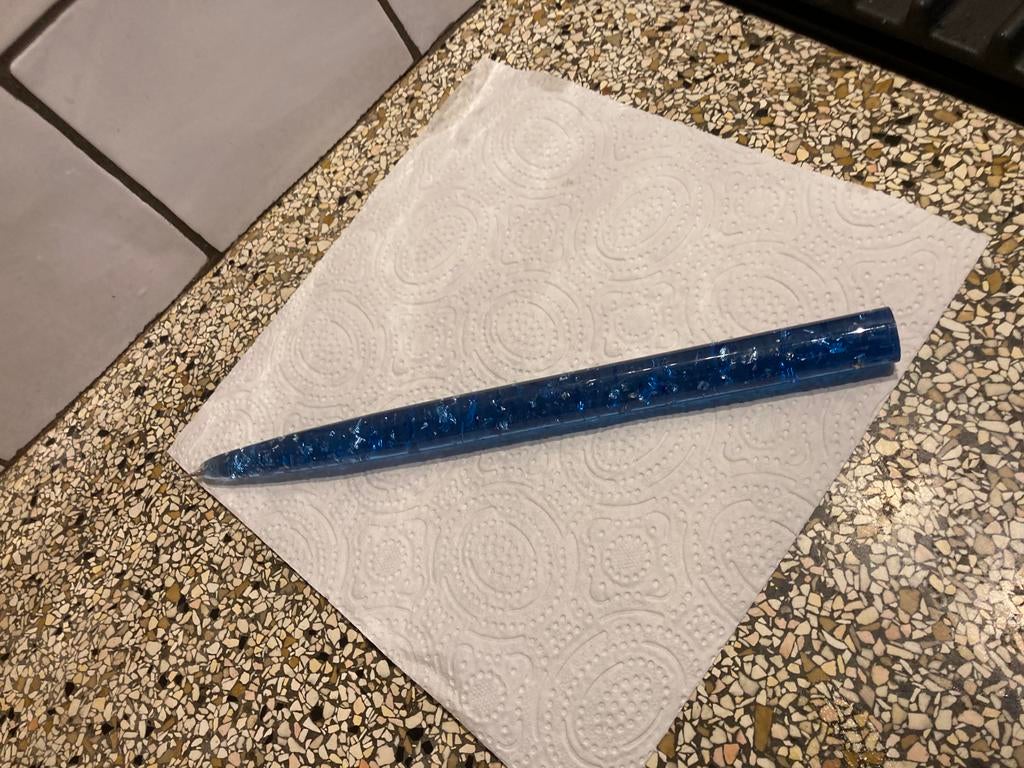 Aparte kaars, Ophalen of Verzenden, Blauw, Overige materialen, Minder dan 25 cm