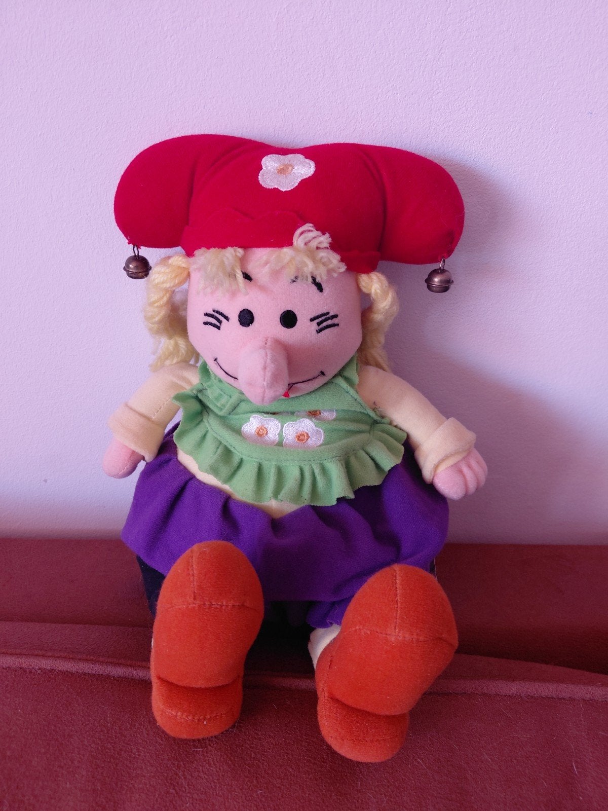 Kabouter Plop knuffel van Kwebbel., Gebruikt, Overige karakters, Overige typen, Ophalen of Verzenden