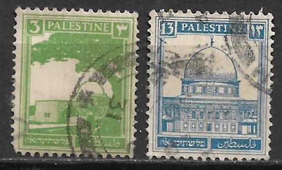Palestina 1927 Def serie, Verzenden, Gestempeld, Midden-Oosten