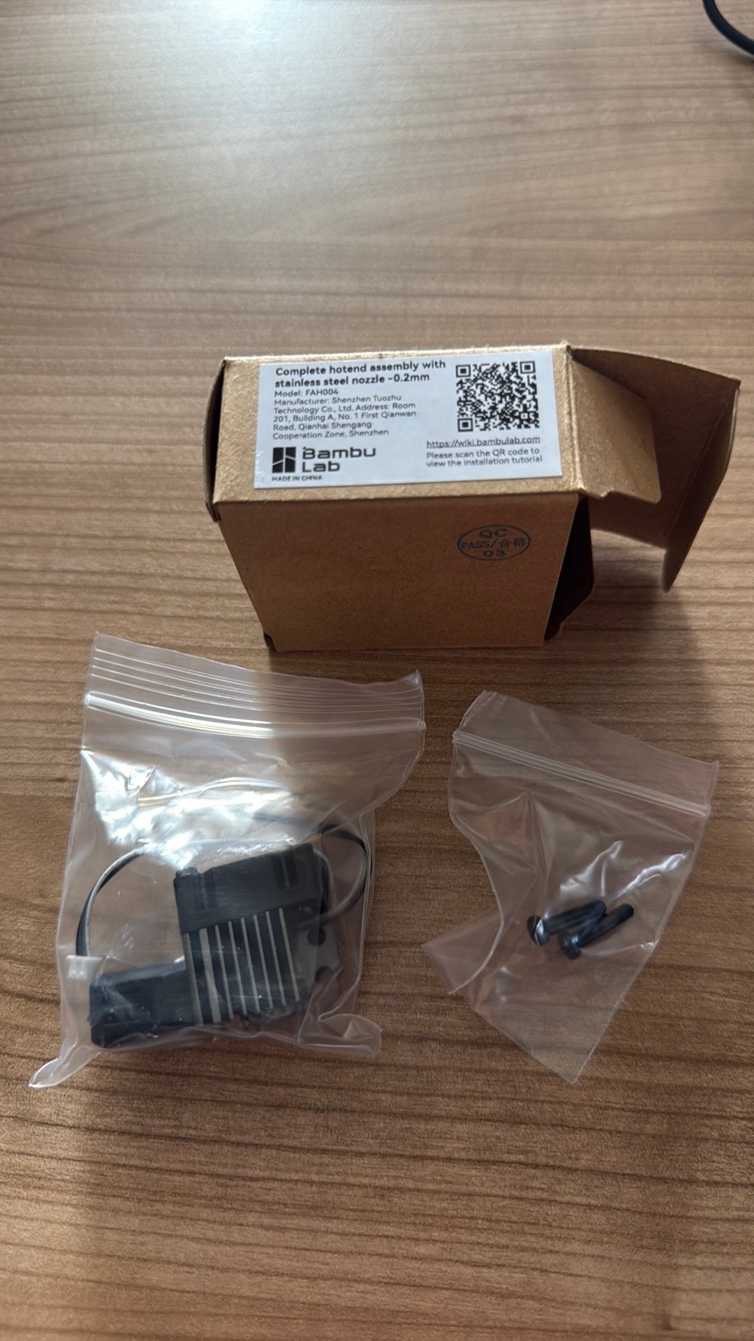 Bambulab X1 complete hotend, Computers en Software, 3D-printerbenodigheden, Ophalen of Verzenden, Zo goed als nieuw