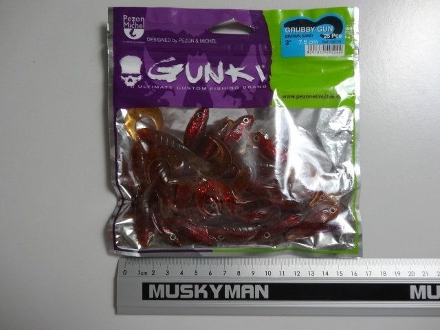 Kunstaas: Gunki Grubby Gun 7,5 cm shads Bulkverpakking, Verzenden, Nieuw, Overige typen