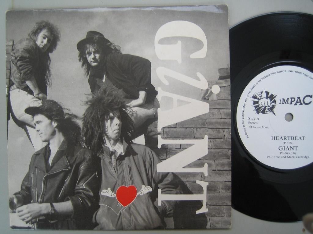 Giant  Heartbeat ( Rock - Punk 1989 )_, Ophalen of Verzenden, Gebruikt, Rock en Metal