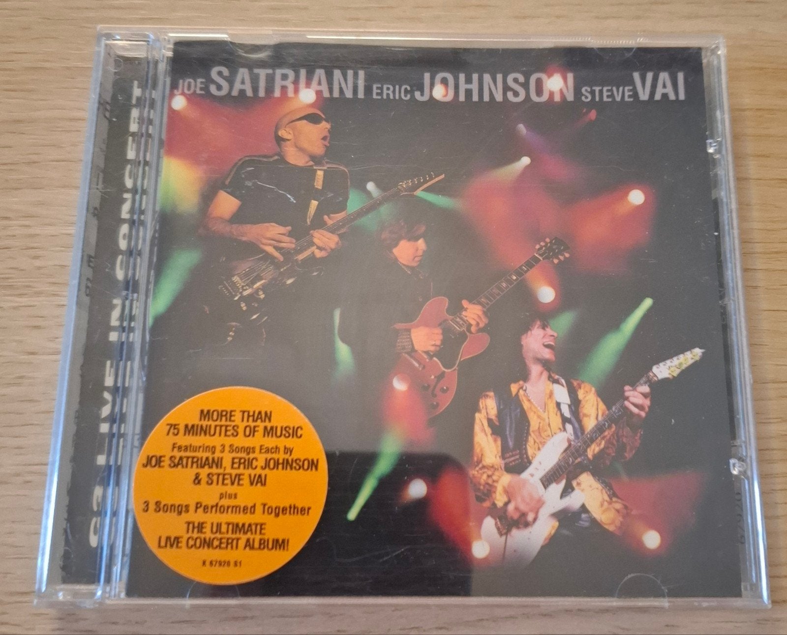 Joe Satriani/Eric Johnson/Steve Vai - G3 live in concert, Ophalen of Verzenden, Gebruikt, Poprock