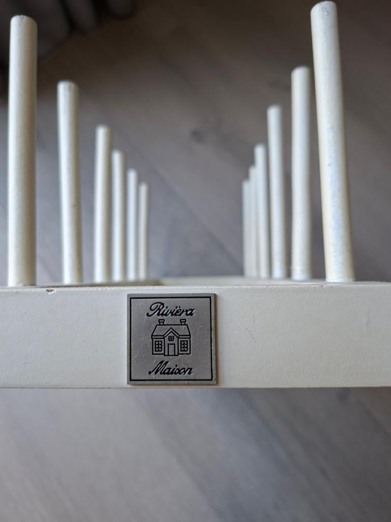 Riviera maison bordenhouder, Ophalen of Verzenden, Gebruikt, Beige, Hout