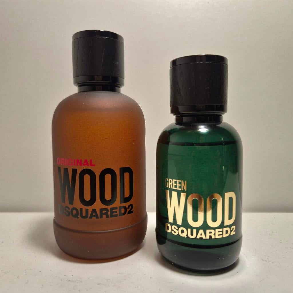 DSQUARED2 WOOD 🪵 BUNDEL, Sieraden, Tassen en Uiterlijk, Uiterlijk | Parfum, Zo goed als nieuw, Ophalen of Verzenden