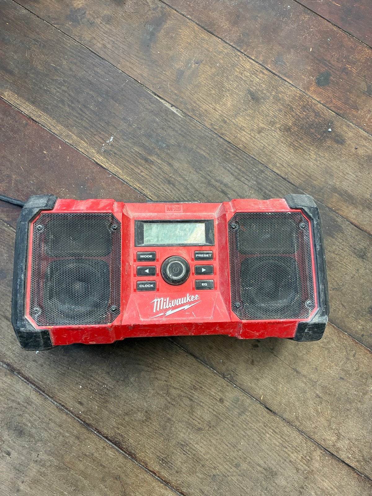 Milwaukee M18 JSR Bouwradio - Robuust en Gebruikt, Ophalen of Verzenden, Gebruikt