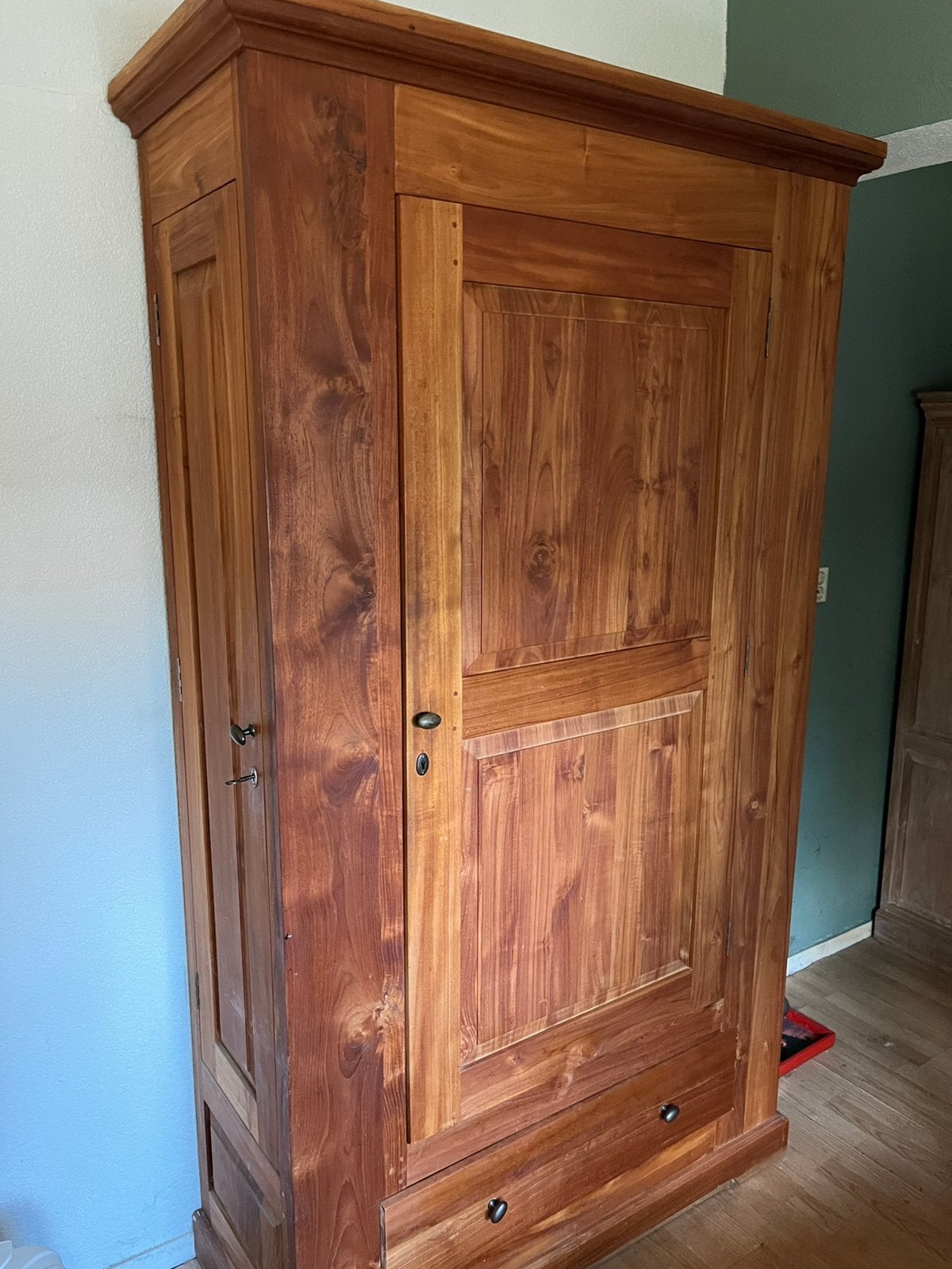 Hele mooie teakhoutenkast., Huis en Inrichting, Ophalen, 50 tot 100 cm, Zo goed als nieuw, Minder dan 100 cm