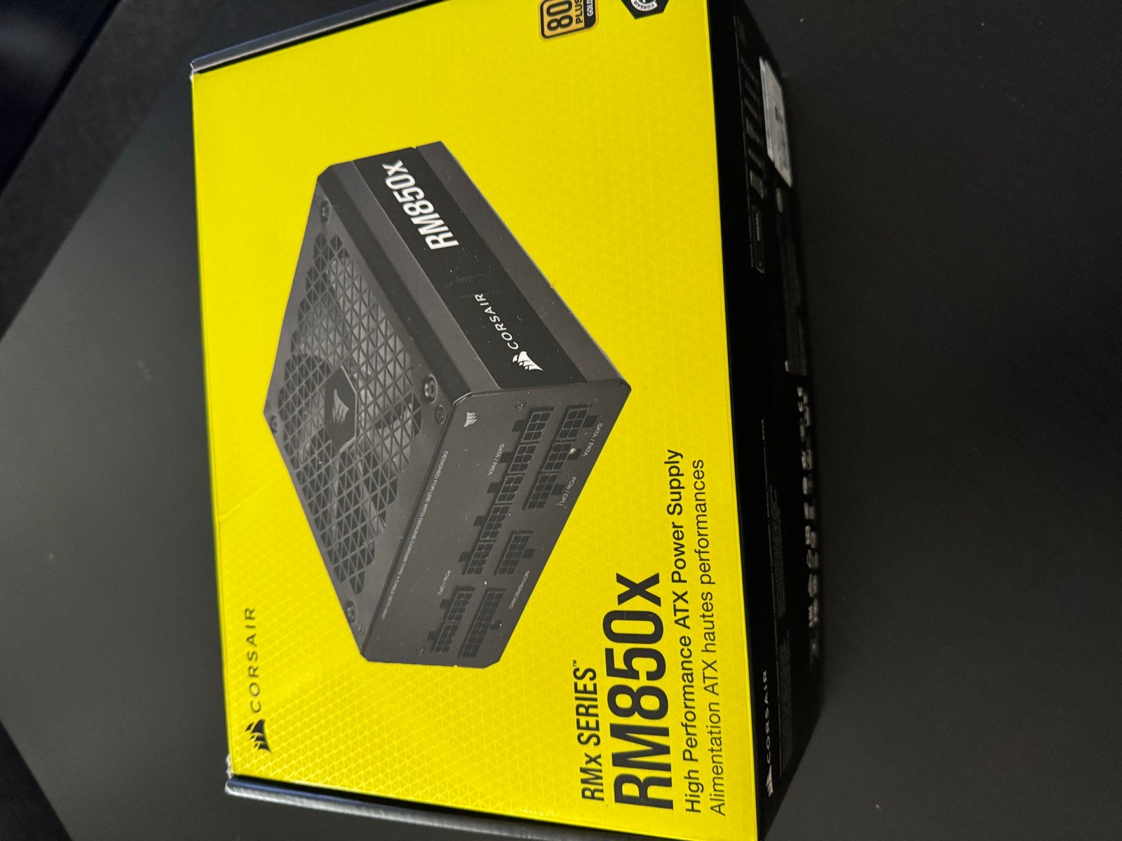 Corsair RM850x Voeding - 850W, Modulair,, Computers en Software, Interne voedingen, Zo goed als nieuw, Ophalen
