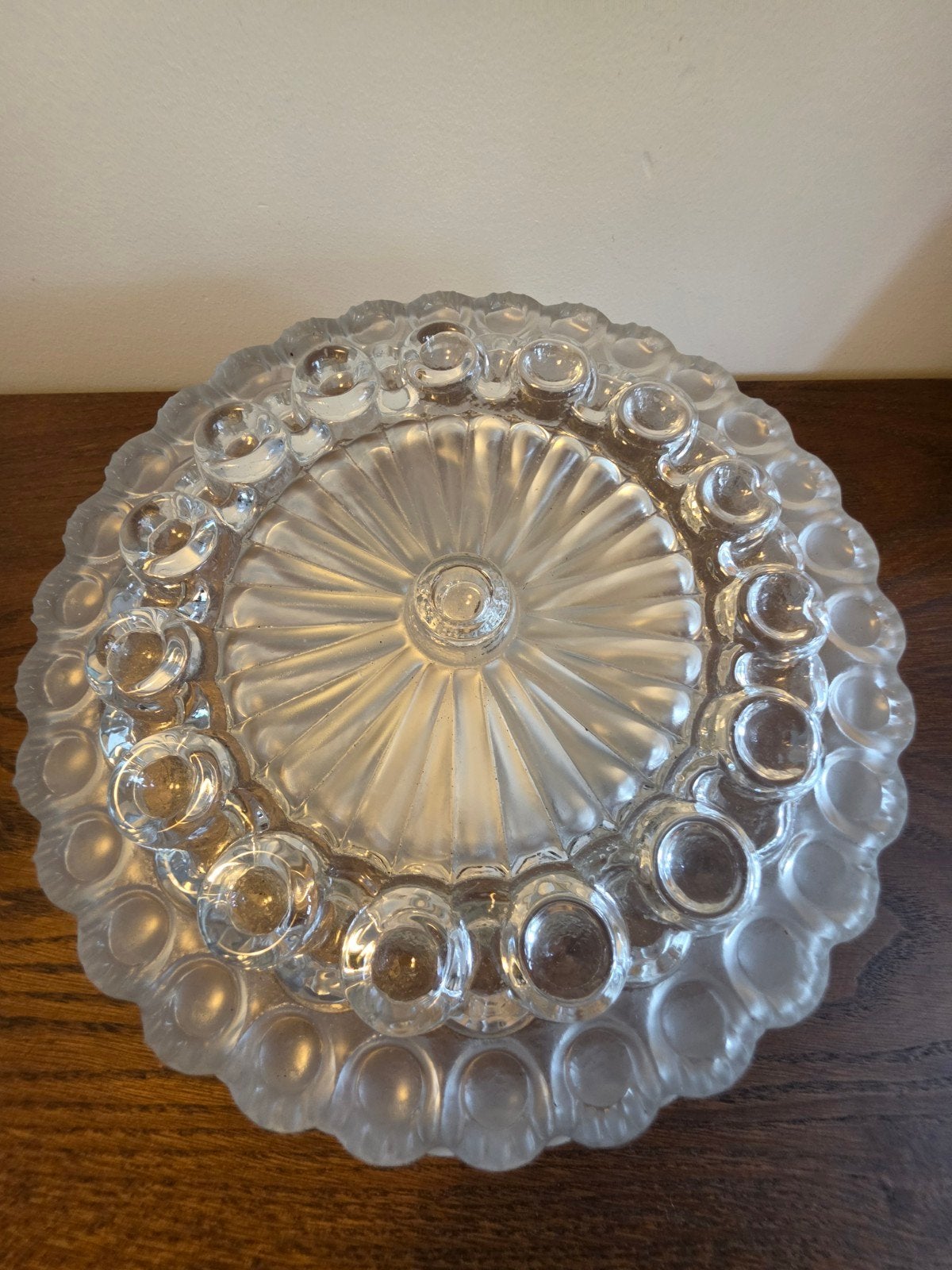 vintage plafondlamp wandlamp mid centry, Huis en Inrichting, Ophalen of Verzenden, Zo goed als nieuw, Glas