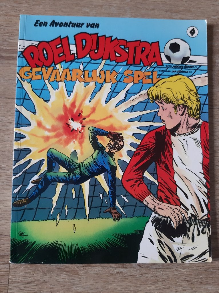 Roel Dijkstra - Gevaarlijk Spel - Stripboek, Boeken, Stripboeken, Eén stripboek, Ophalen of Verzenden, Gelezen