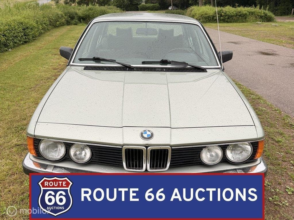 BMW 728i | 1983 | Route 66 Auctions, Overige carrosserieën, Zwart, Bedrijf, Handgeschakeld