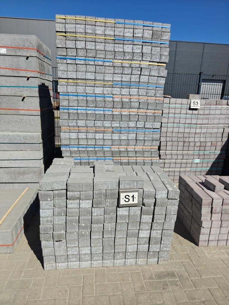 Betonklinkers nieuw, Ophalen, Klinkers, Nieuw, 10 m² of meer