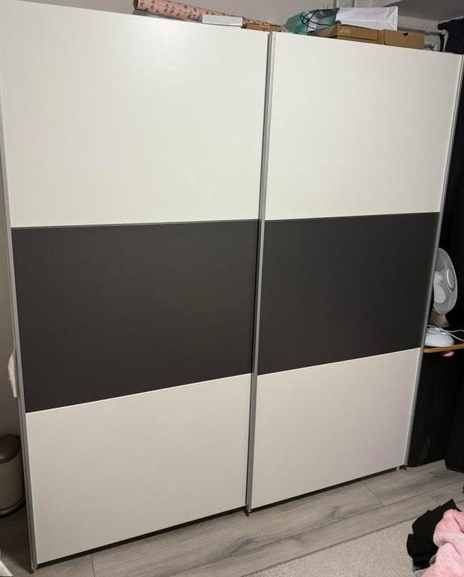 Nelas kledingkast 175 200 60 175 197 59 schuifdeur zgan, Ophalen, Zo goed als nieuw, 50 tot 75 cm, 150 tot 200 cm