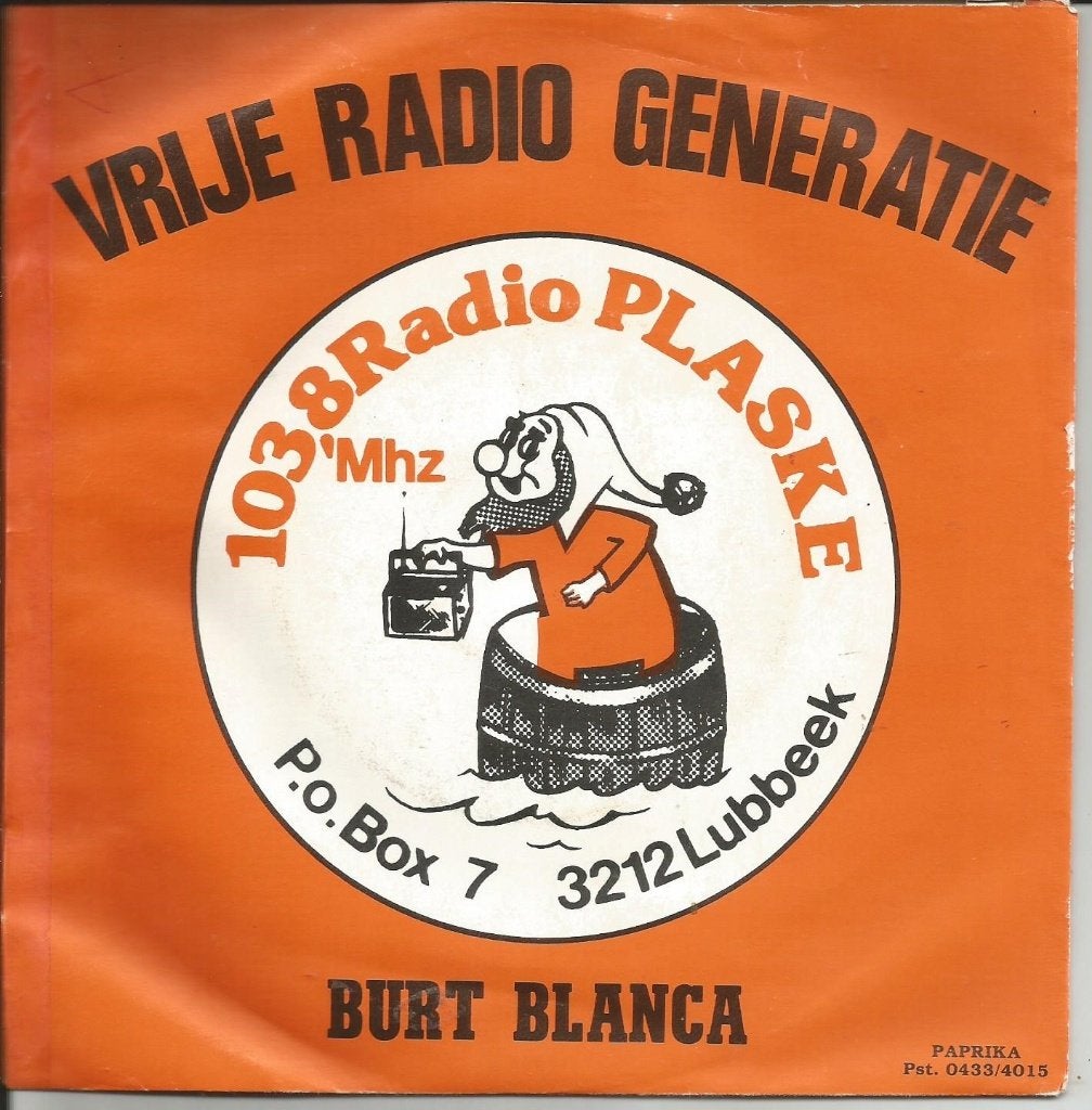 Burt Blanca - Vrije Radio Generatie / Radio Plaske  - Topper, Cd's en Dvd's, Vinyl Singles, Gebruikt, 7 inch, Ophalen of Verzenden