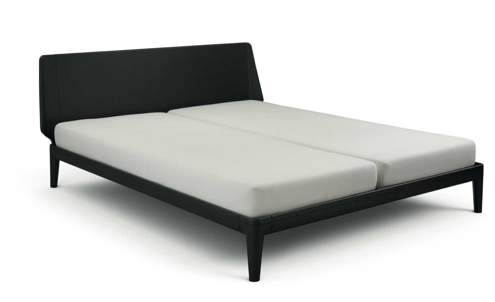Auping Essential bed antraciet 180x210 met matrassen, Ophalen, Gebruikt, 210 cm, Tweepersoons