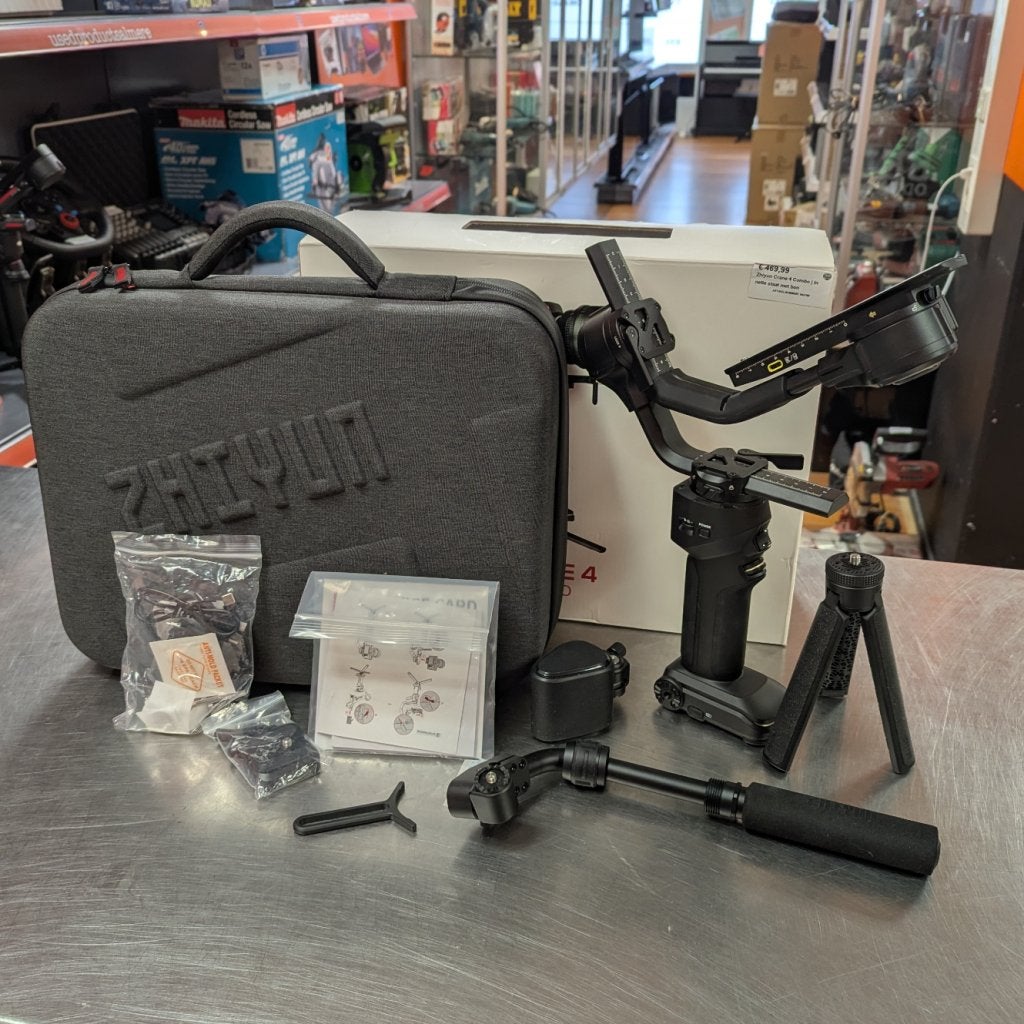 Zhiyun Crane 4 Combo | In nette staat met bon, Flex Ltd., Gebruikt, https://flex.com/contact-us, Nobelstraat 10, 5807 GA Oostrum LB, Limburg, Nederland