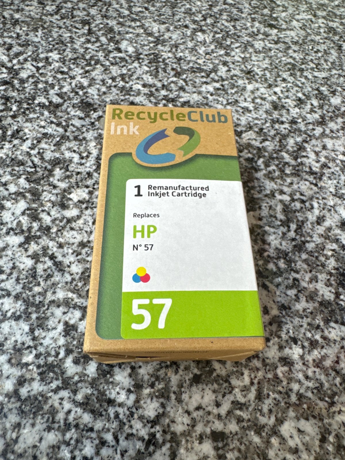 RecycleClub Ink HP 57 Remanufactured Inkjet Cartridge, Ophalen of Verzenden, Nieuw, Cartridge