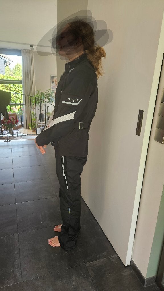 Macna textiel motorpak (jas & broek) - Dames maat DS, Ophalen, Combipak, Dames, Tweedehands