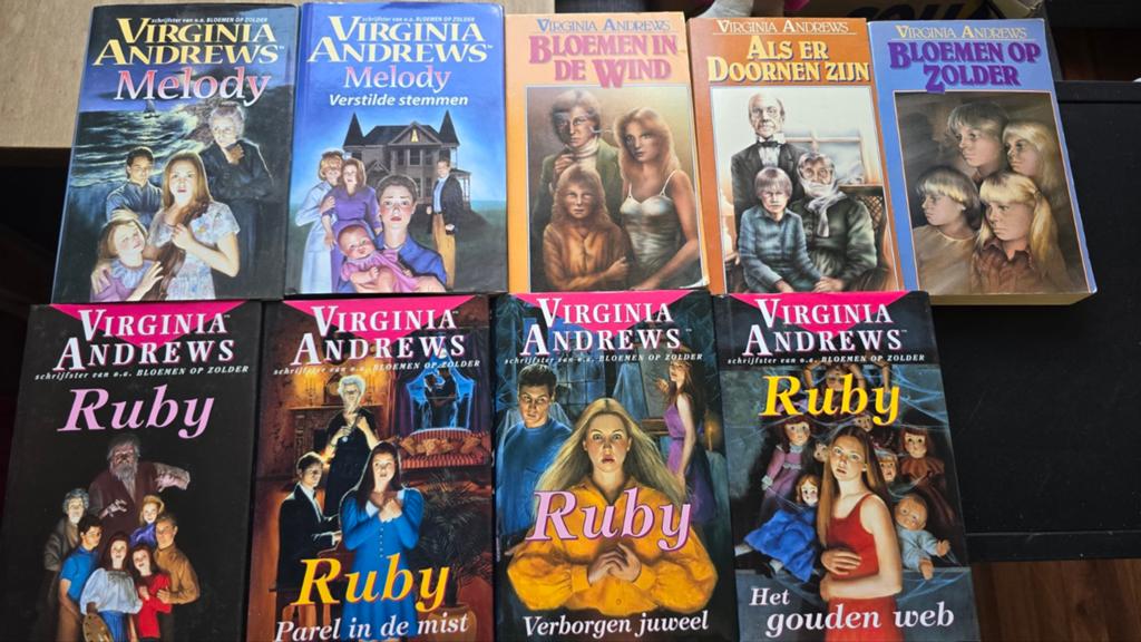 Boeken van Virginia Andrews, Ophalen of Verzenden, Zo goed als nieuw