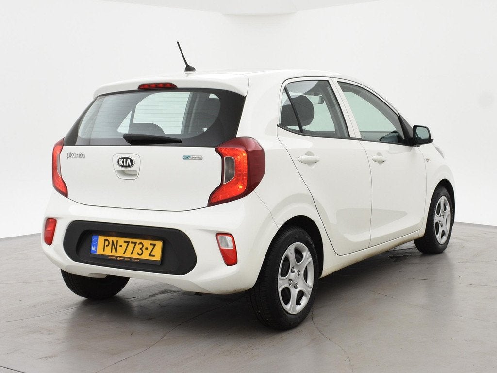 Kia Picanto 1.0 CVVT ECONOMYPLUSLINE 5-DEURS + AIRCO | BLUET, Auto's, Kia, Voorwielaandrijving, Stof, Gebruikt, Euro 6