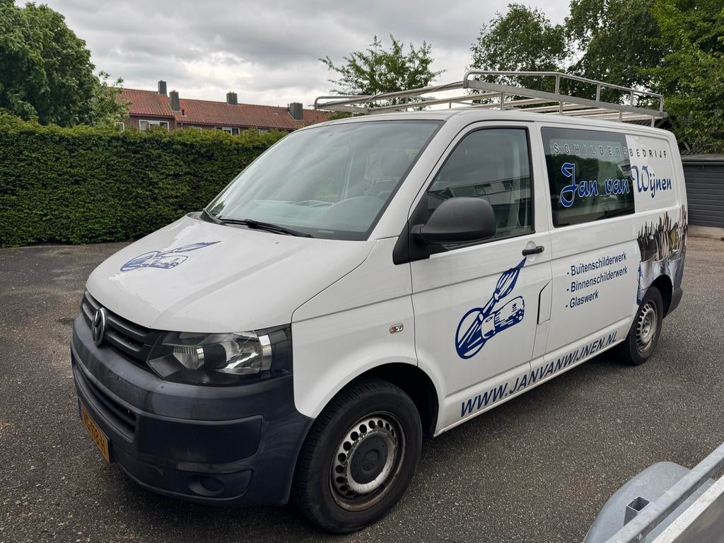 Volkswagen Transporter  dubbele cabine 2013, Auto's, Bestelauto's, 4 cilinders, Volkswagen, Diesel, 84 pk