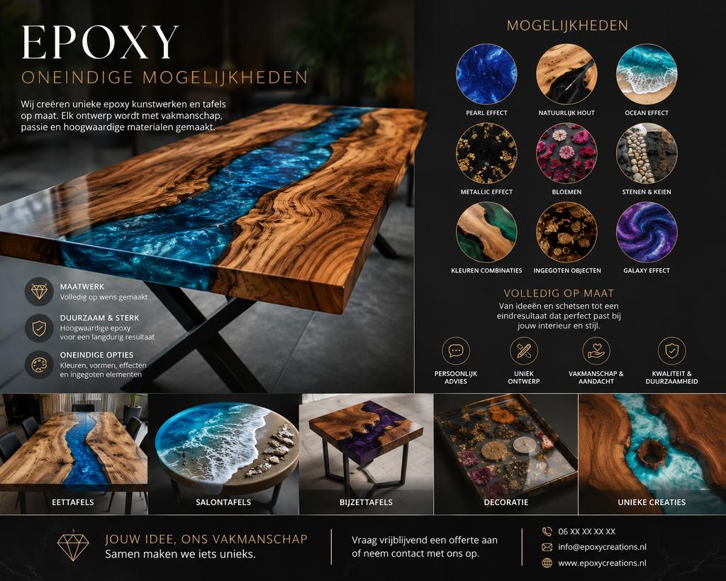 Epoxy op aanvraag, Eén persoon