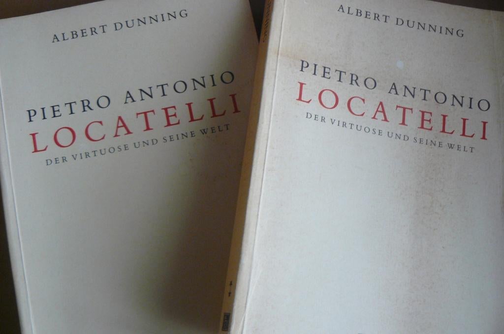 LOCATELLI / viool / Albert Dunning / I en II / 1695 - 1764, Boeken, Ophalen of Verzenden, Gelezen, Artiest
