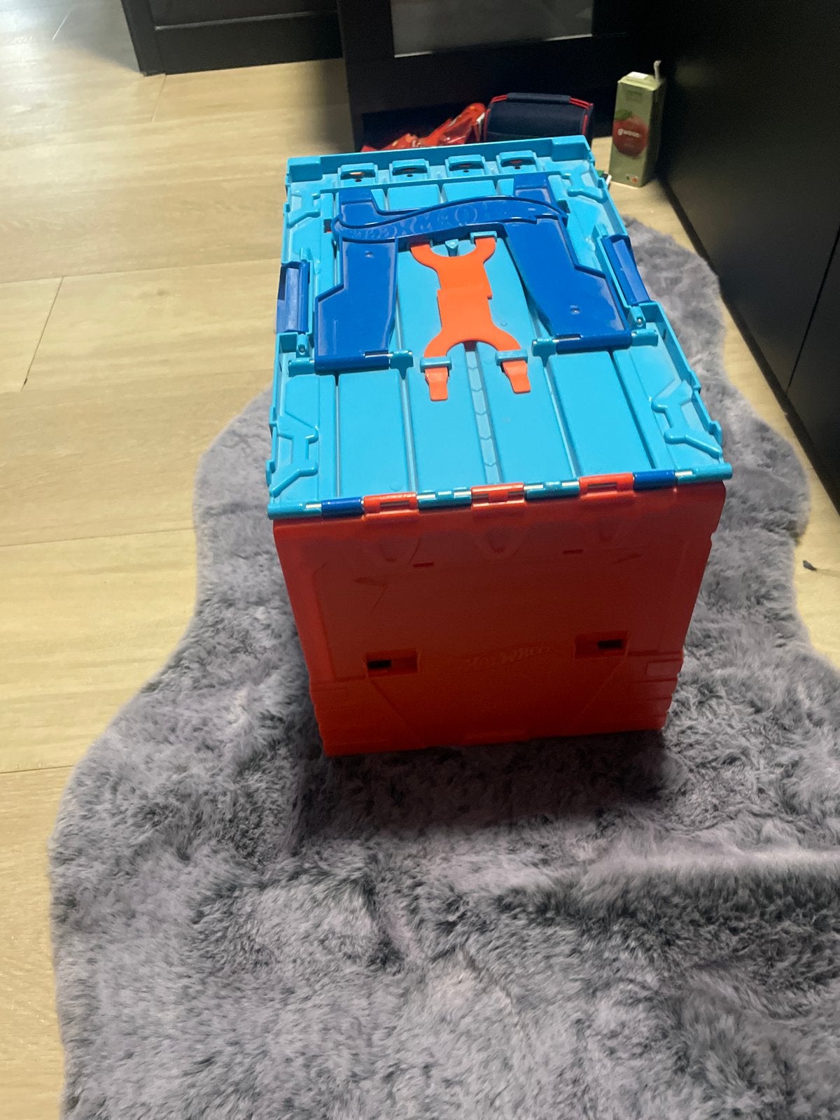 Hot Wheels Opbergkist met 5 Auto's - Speelset, Ophalen, Gebruikt