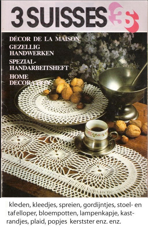 haken 2 stuks : 3 Suisses en Phildar, Verzenden, Gebruikt, Haken, Patroon of Boek
