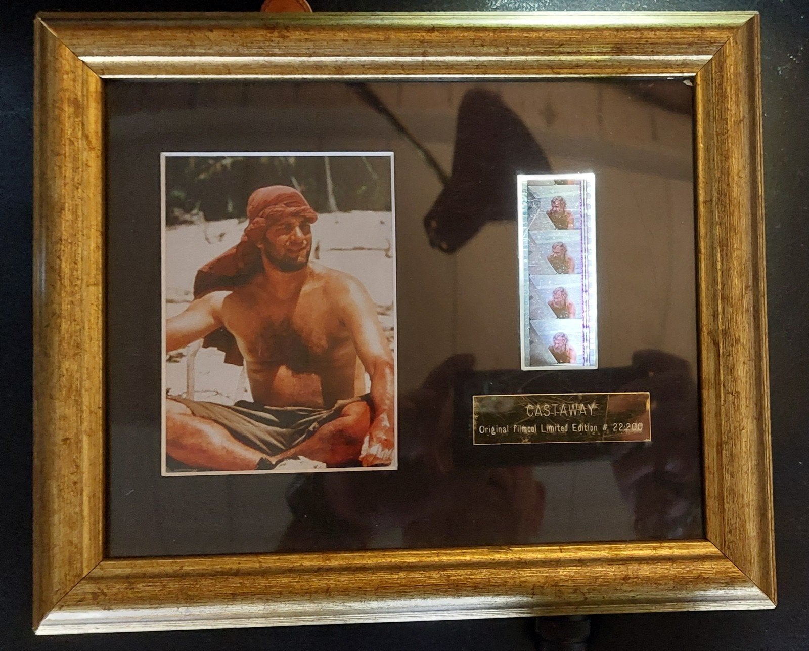 Cast Away Gesigneerd door Hanks  Script & Filmstrip Display, Verzamelen, Ophalen of Verzenden