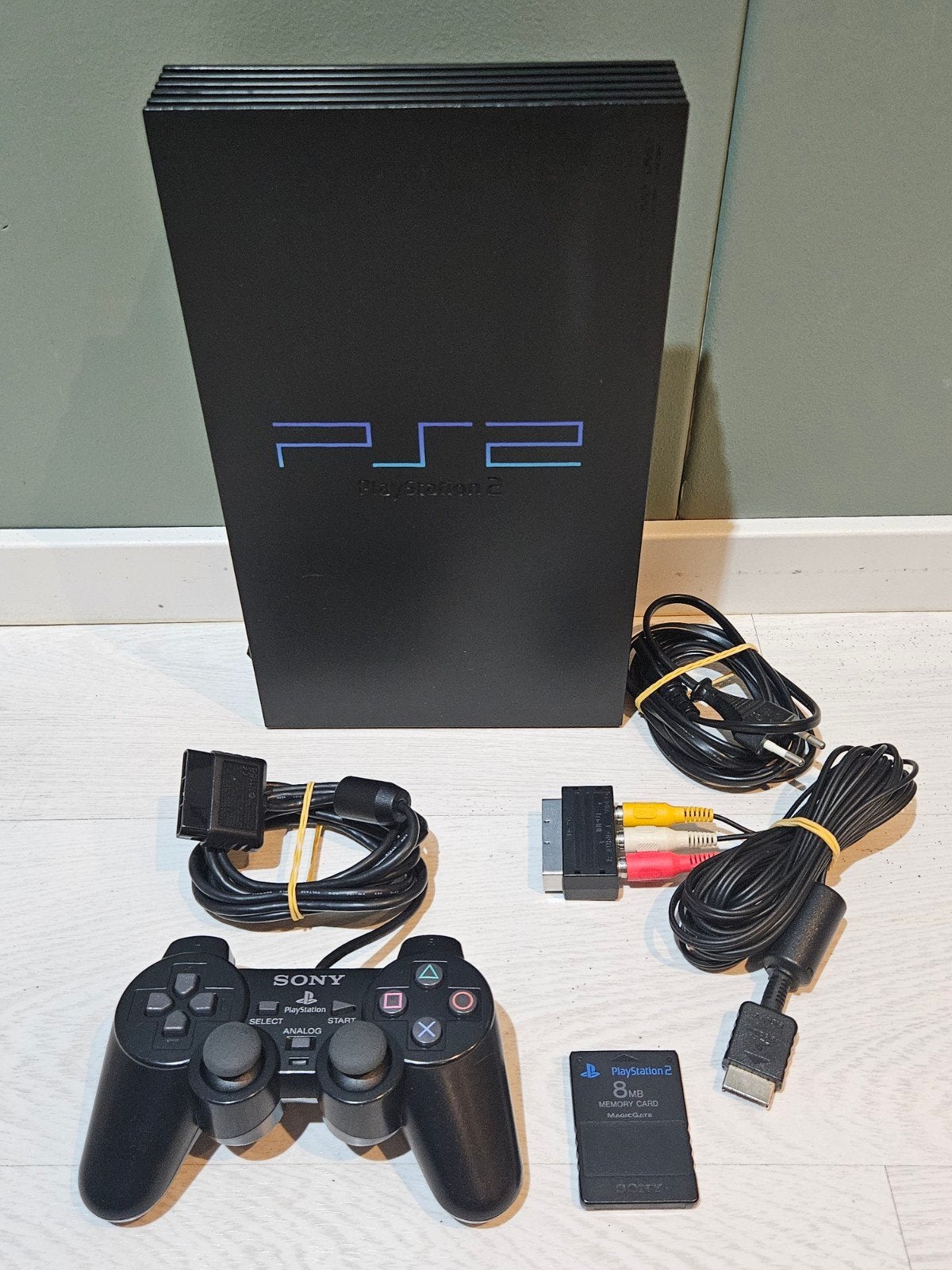Sony PlayStation 2, Gebruikt, Ophalen of Verzenden, Met geheugenkaart, Met 1 controller