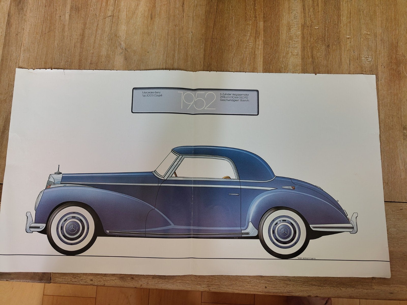 Posters Mercedes Benz, Ophalen of Verzenden