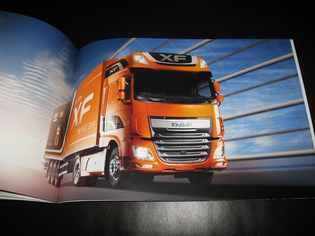 Folder DAF Euro 6 vrachtwagens ZGAN trucks, Boeken, Ophalen of Verzenden, Zo goed als nieuw, Overige merken, DAF