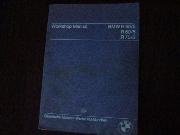 BMW R50/5 R60/5 R75/5 1971 motorcycle workshop manual, Ophalen of Verzenden, BMW