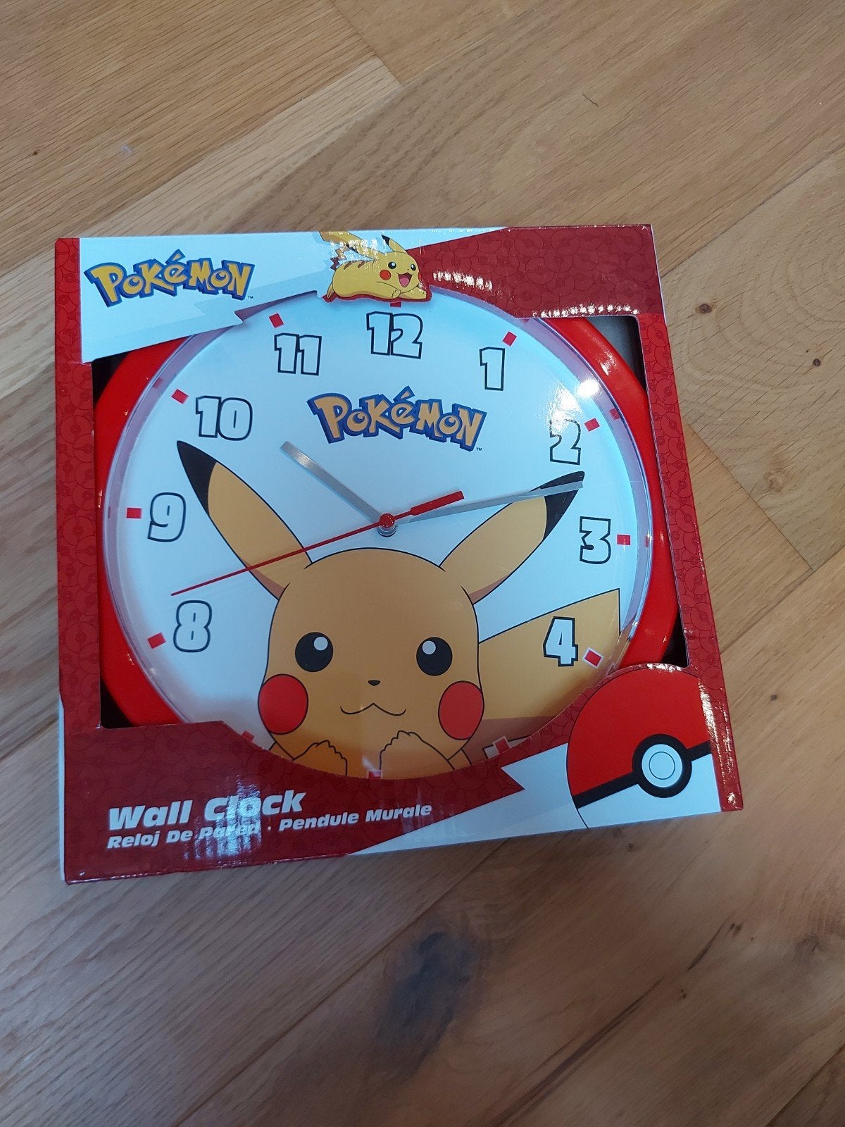 Pokemon Pikachu klok wandklok, Ophalen, Nieuw, Wandklok