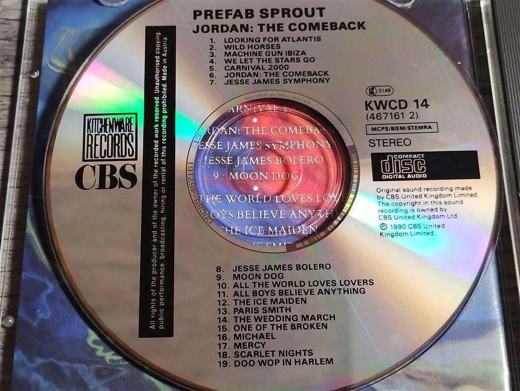 Prefab Sprout ‎– Jordan: The Comeback, Ophalen of Verzenden, Zo goed als nieuw