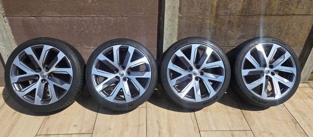 Originele 19 inch lichtmetalen Renault Velgen met banden, 19 inch, Nieuw, Ophalen of Verzenden, Band(en)