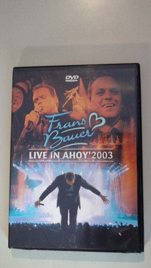 Frans Bauer Live in Ahoy' 2003, Alle leeftijden, Ophalen of Verzenden, Zo goed als nieuw