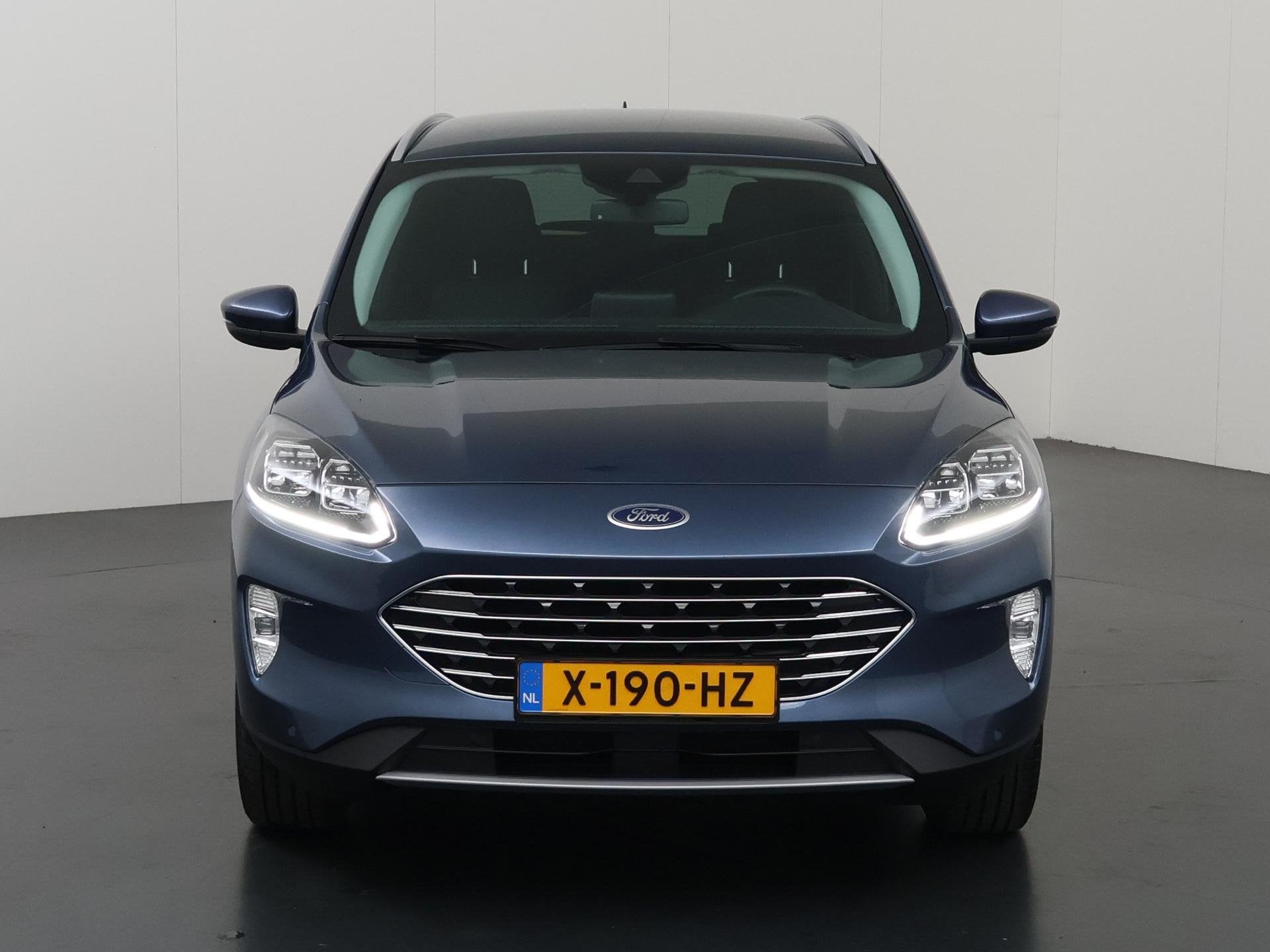 Ford Kuga 2.5 PHEV Titanium | Winterpakket | Afn. Trekhaak |, Auto's, Gebruikt, 4 cilinders, Blauw, Bedrijf