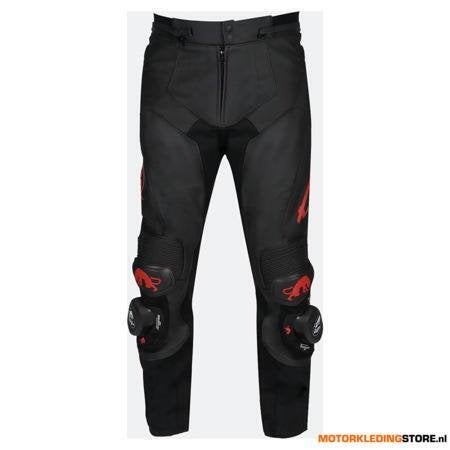 Furygan Raptor Evo Leren Motorbroek, Zwart-Rood, Ophalen of Verzenden, Nieuw met kaartje